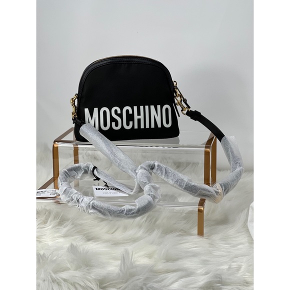 Moschino leather trimmed printed this is not a Moschino Toy shoulder bag black - Picture 3 of 14
